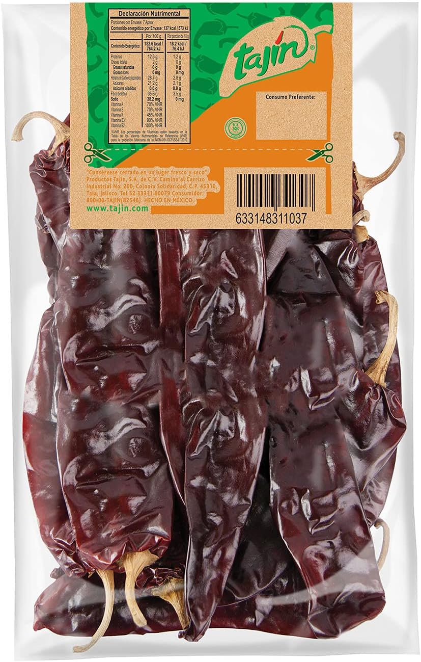 Tajin Dried Guajillo Chillies 75g - BBE 06/12/2024