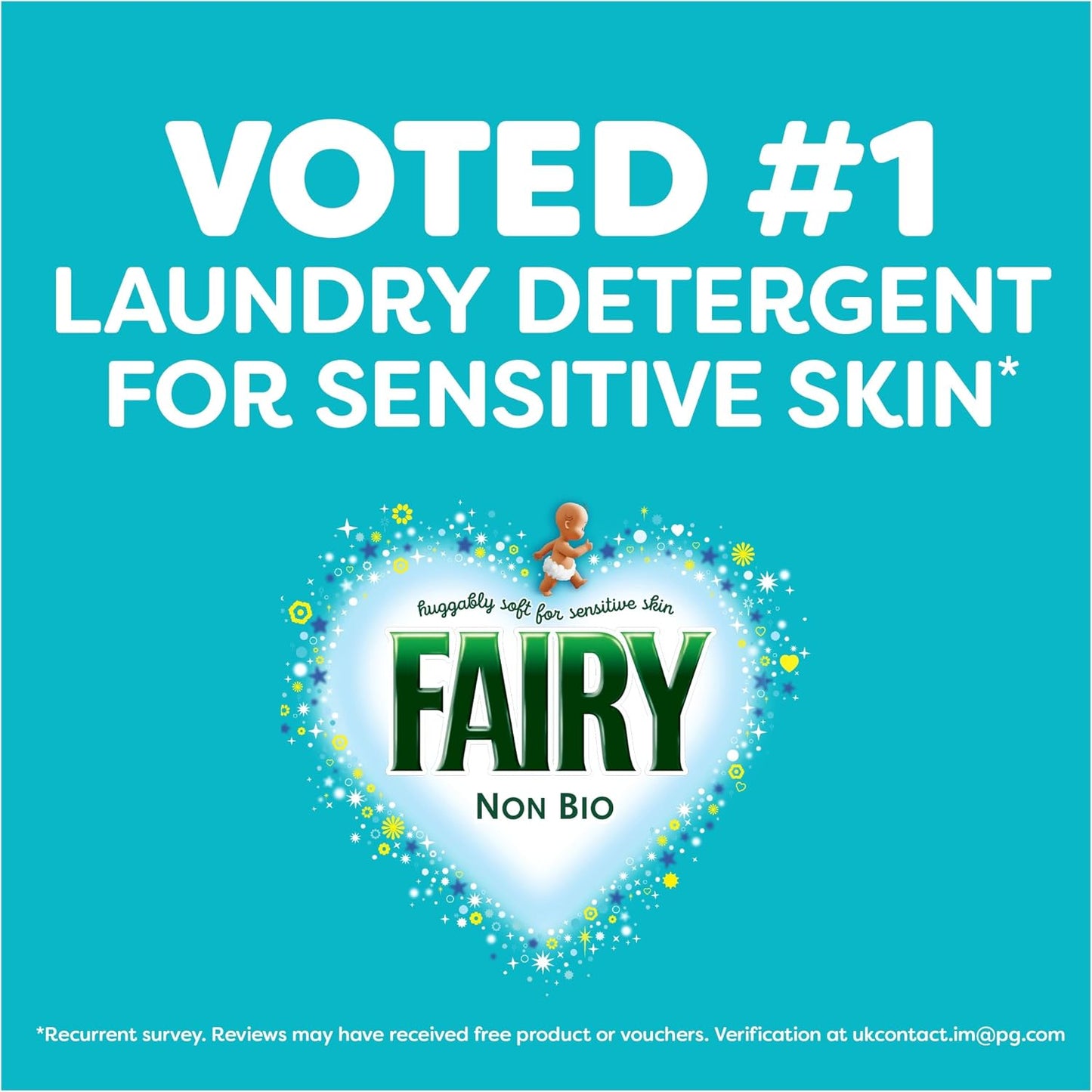 Fairy Non Bio Liquid Laundry Detergent Regular 130 Washes (4.03L) | Sensitive Skin Laundry Liquid