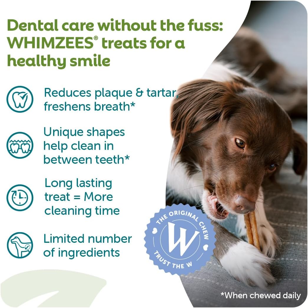 Whimzees Medium Stix Dog Dental Chews - 14 Pack