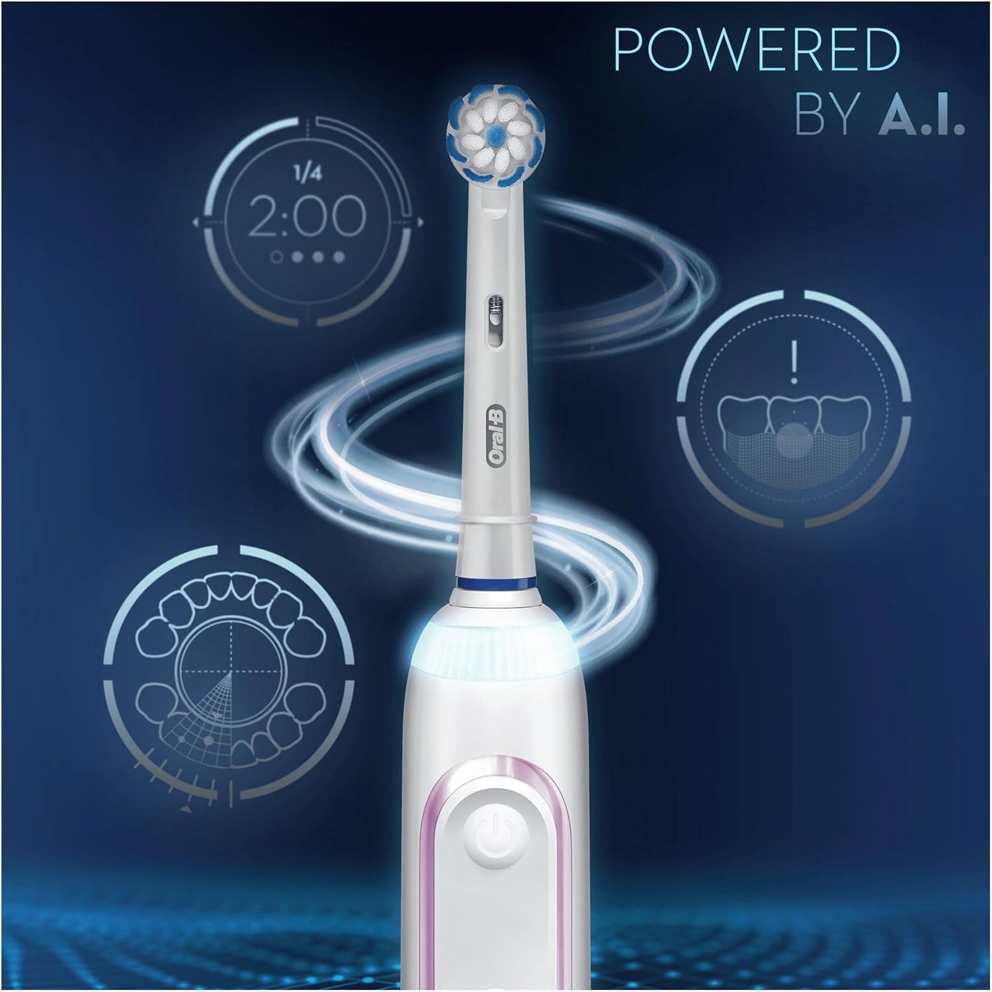 Oral-B Genius X 20000 Electric Toothbrush Blush Pink
