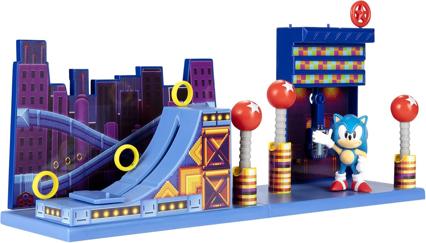 Sonic The Hedgehog Studiopolis Zone Playset with Sonic Action Figure