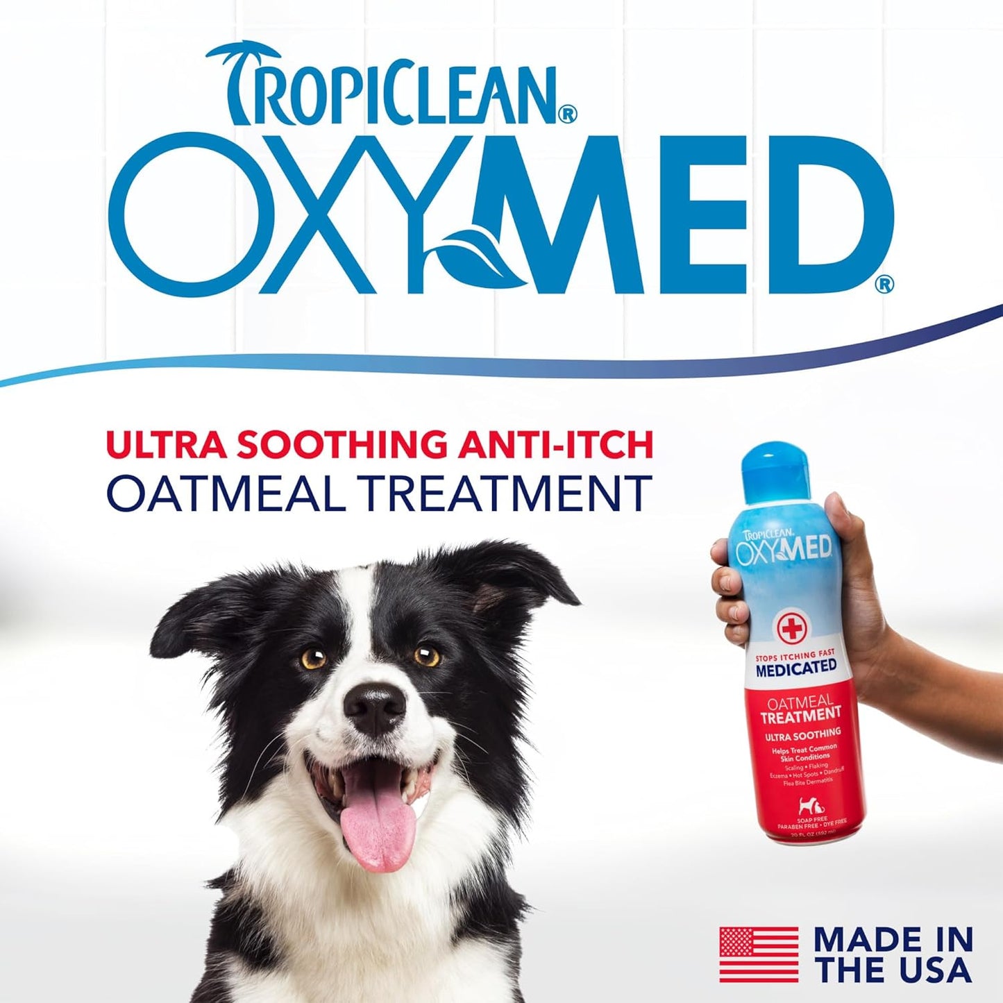 TropiClean Oxy-Med Anti Itch Medicated Oatmeal Treatment 592ml