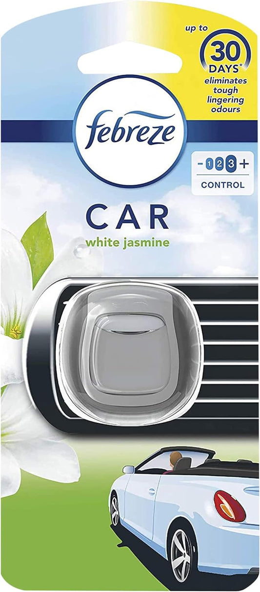 Febreze Car Vent Clip Air Freshener White Jasmine