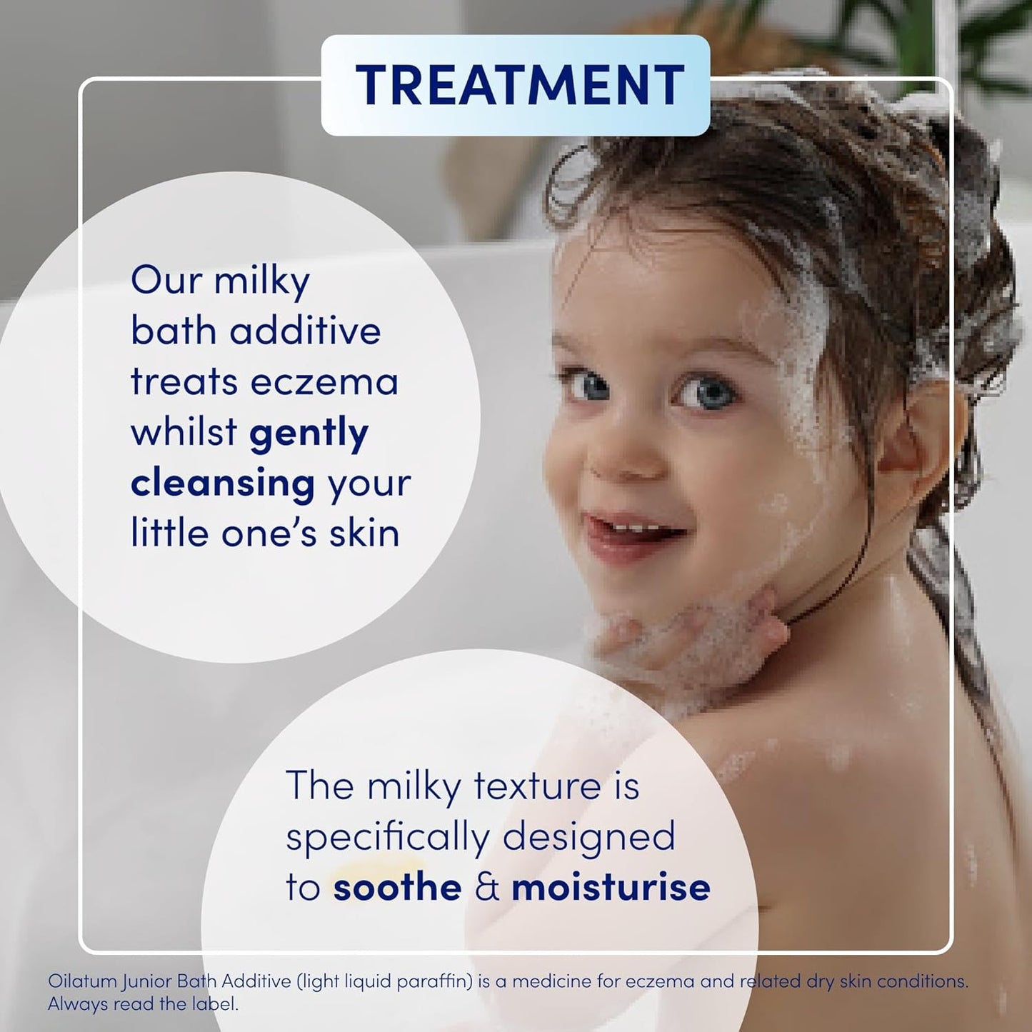 Oilatum Junior Emollient Bath Additive for Dry Skin Conditions 300ml | Clearance - BBE 06/2025