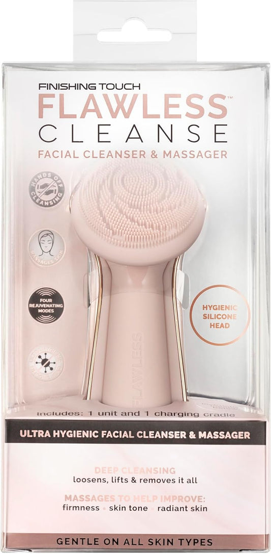 Finishing Touch Flawless Cleanse - Electric Face Cleanser & Exfoliator with Brush