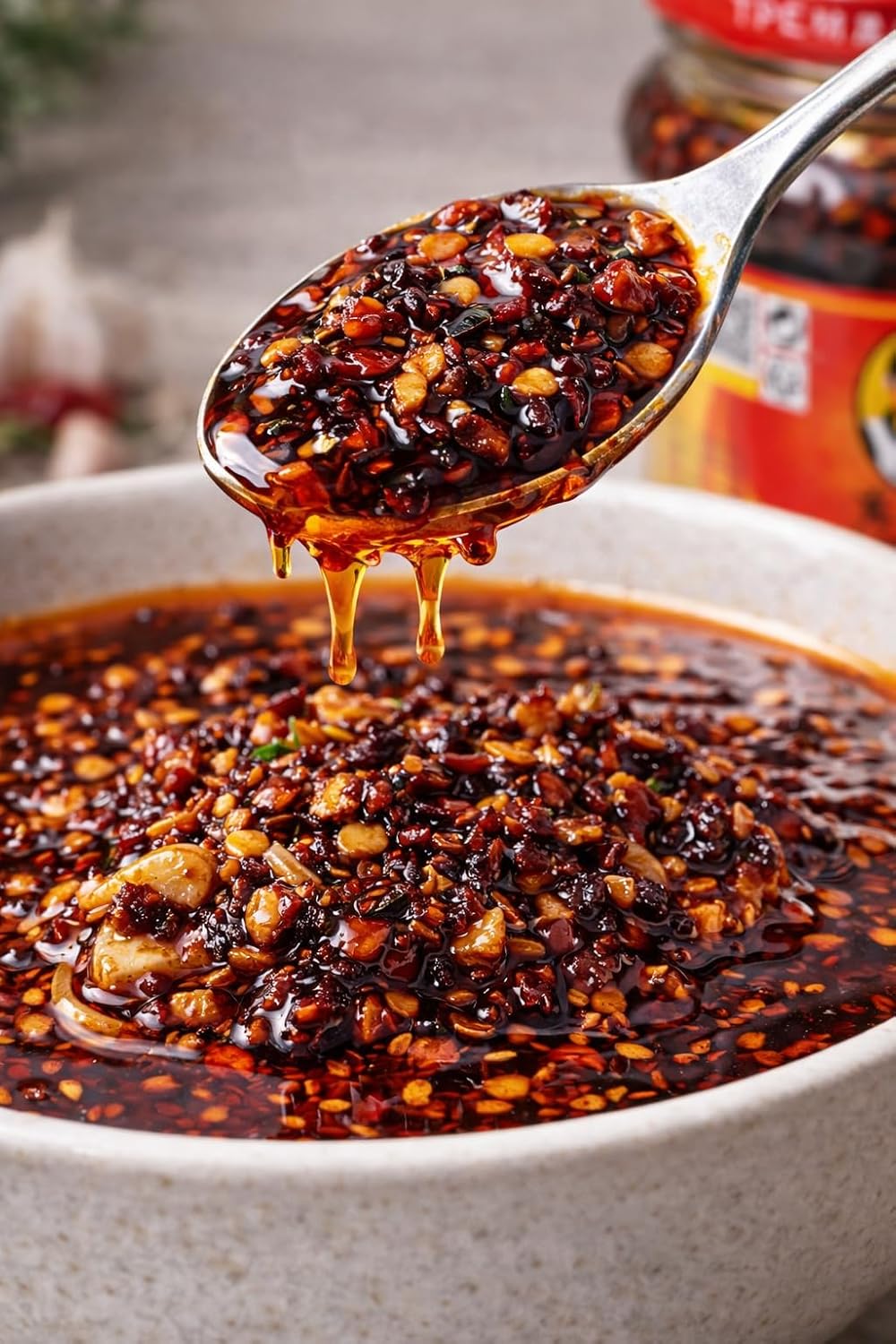 Laoganma Spicy Crispy Chilli Oil 210g - Edward Leonard Conroy Ltd
