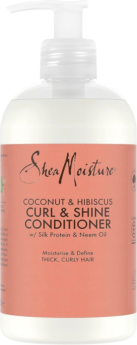 Shea Moisture Coconut & Hibiscus Curl & Shine Conditioner 384ml