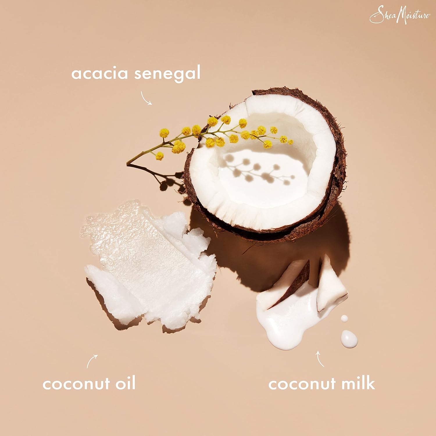 SheaMoisture 100% Virgin Coconut Oil Shampoo 384ml | Daily Hydration for Dry Hair
