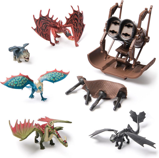 Dreamworks Dragons How To Train Your Dragon, 5-Pack Dragon Catcher Set