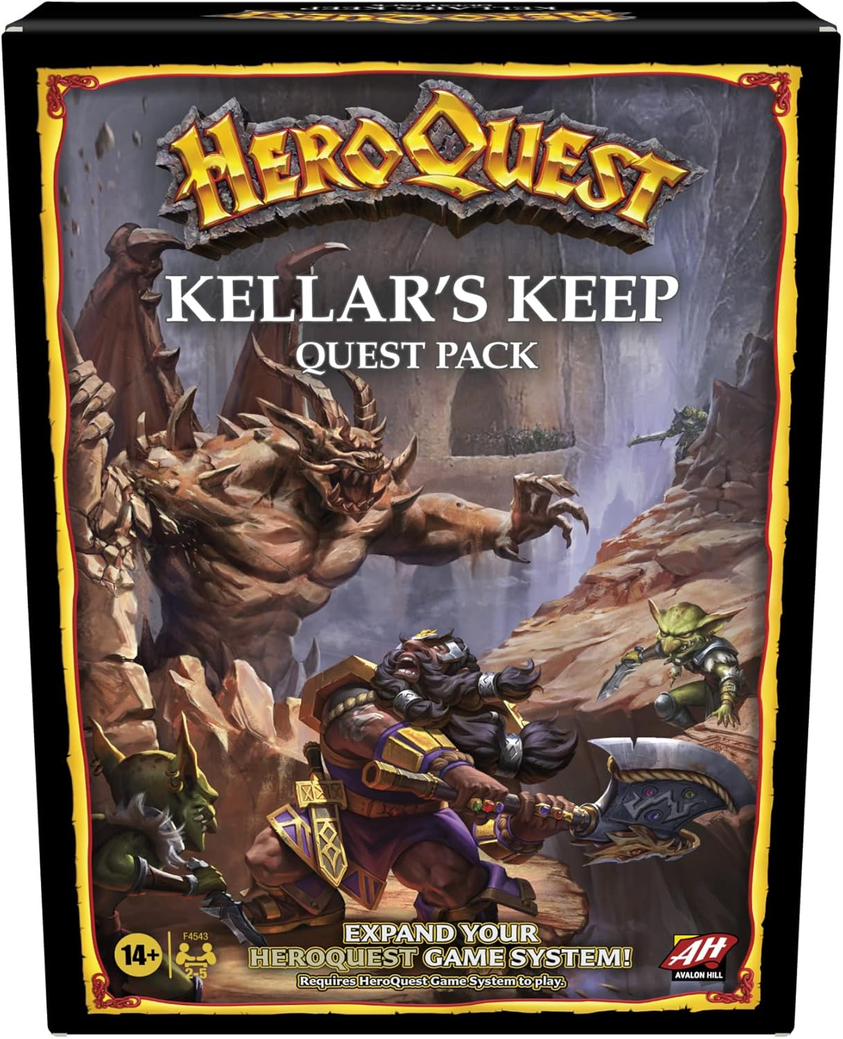 Avalon Hill HeroQuest Kellar's Keep Expansion, Requires HeroQuest Game System to Play