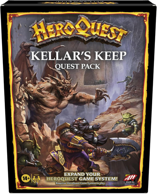 Avalon Hill HeroQuest Kellar's Keep Expansion, Requires HeroQuest Game System to Play
