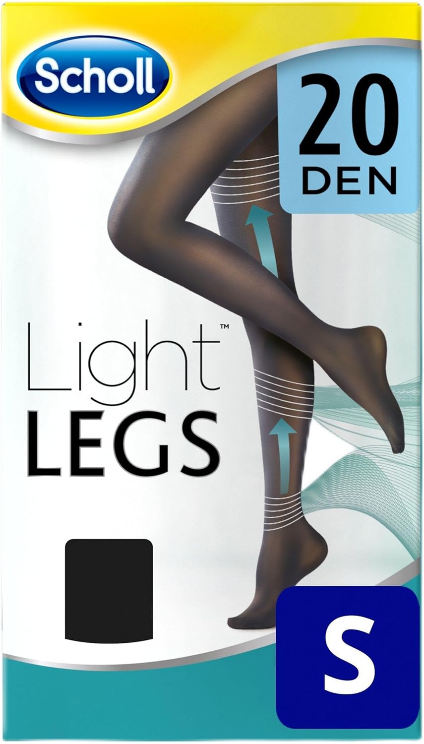 Scholl Light Legs Women Compression Tights 20 Den Small Black