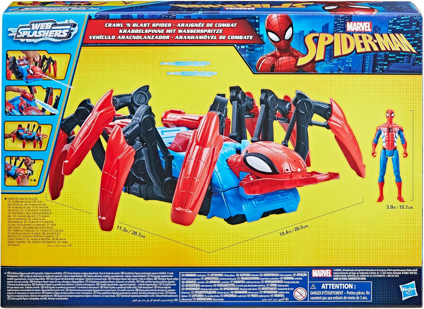Marvel Spider-Man Crawl ‘N Blast Spider Toy Age 4+
