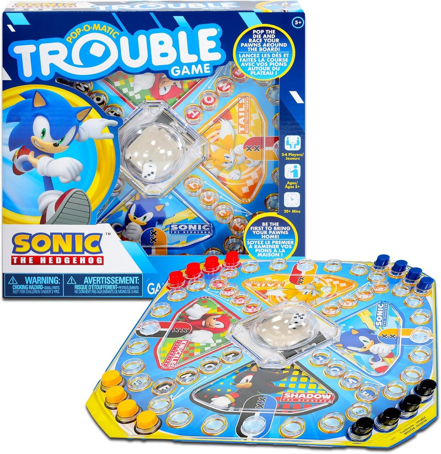 Sonic the Hedgehog - Pop-o-Matic - Pop Up Trouble Board Game