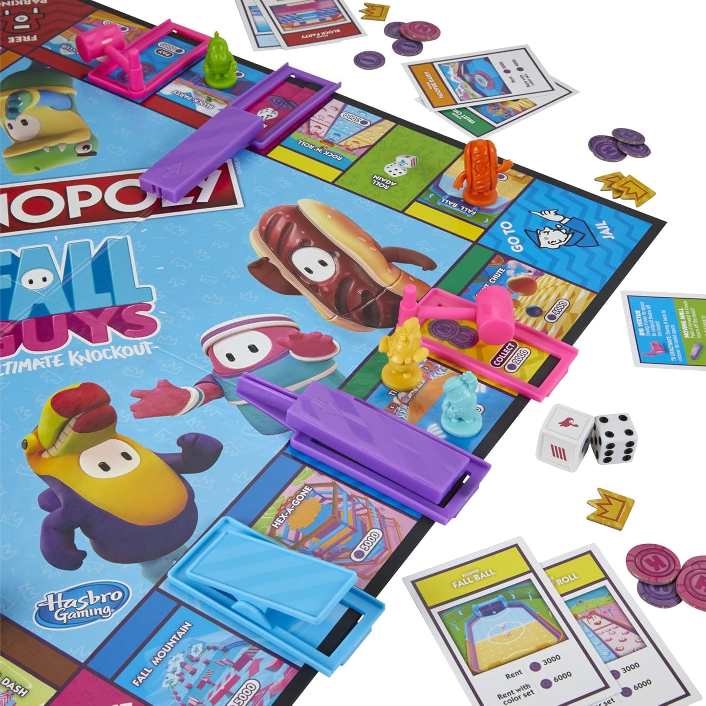 MONOPOLY Fall Guys Ultimate Knockout Edition Board Game