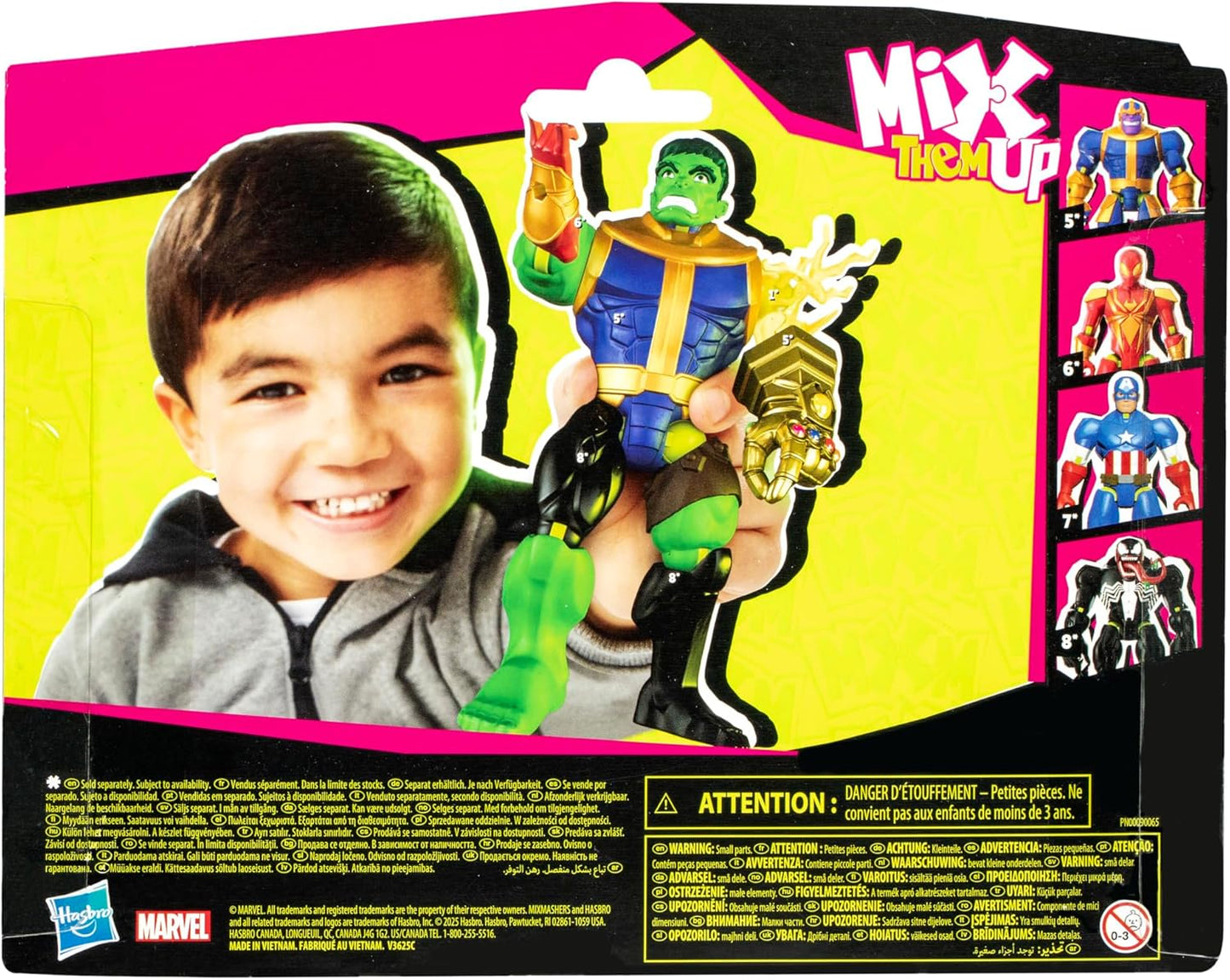 AVENGERS MixMashers Marvel Hulk Custom Mix-And-Match Deluxe Action Figure & Accessories