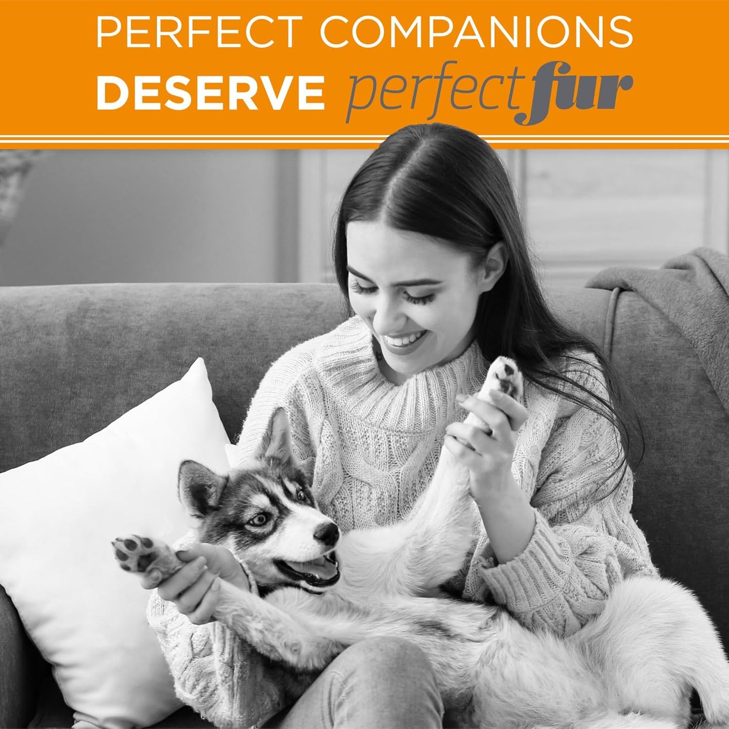 TropiClean Perfect Fur Thick Double Coat Shampoo for Dogs