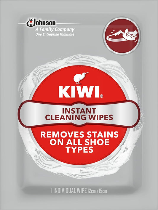 Kiwi Instant Shoe Cleaning Wipes Pack - 4 Wipes
