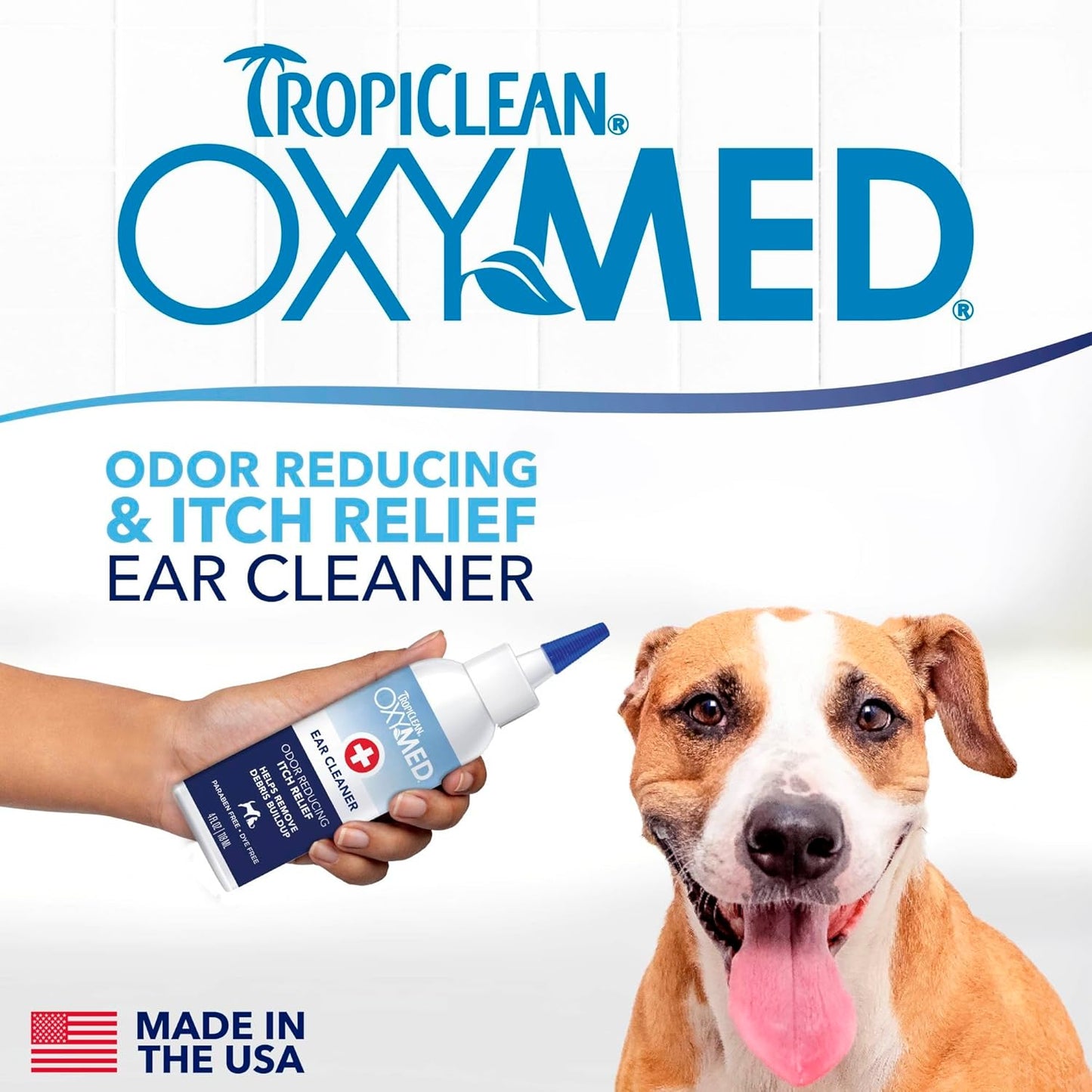 TropiClean OxyMed Ear Cleaner for Pets 118ml