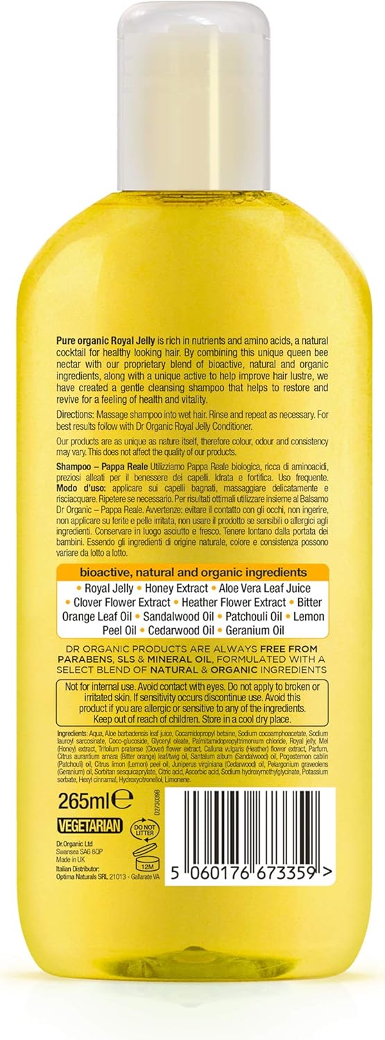 Dr. Organic Royal Jelly Shampoo 265ml