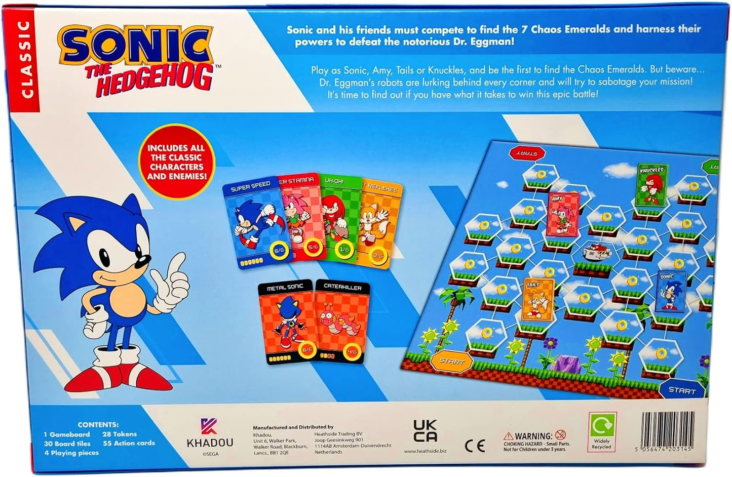 Sonic the Hedgehog Board Game - Sonic Battle - The Search for the Chaos Emeralds
