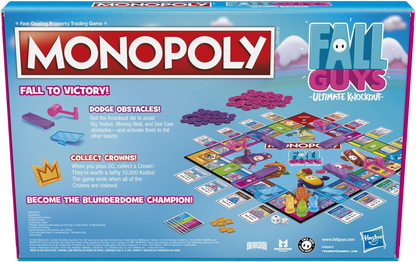 MONOPOLY Fall Guys Ultimate Knockout Edition Board Game