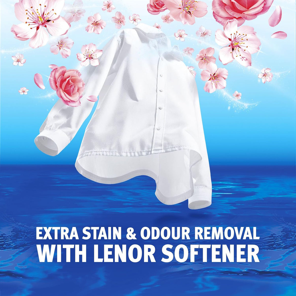 Bold Extra Laundry Pods Cherry Blossom & Rose Water 104 Washes | Twin Pack (52 x 2) with Built-In Lenor