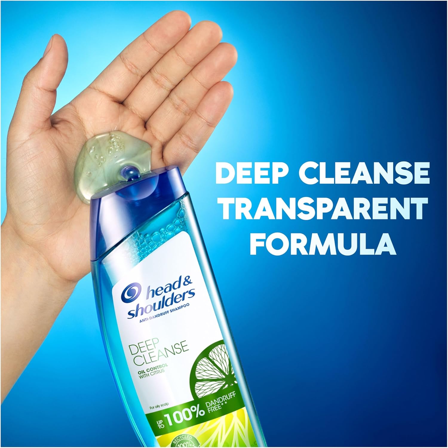 Head & Shoulders Clarifying Anti Dandruff Shampoo for Greasy Hair 300ml | Oil Control & Scalp Care