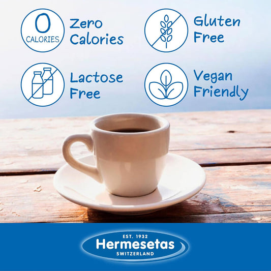 Hermesetas Mini Sweeteners 1200 Tablets | Calorie-Free Sugar Substitute
