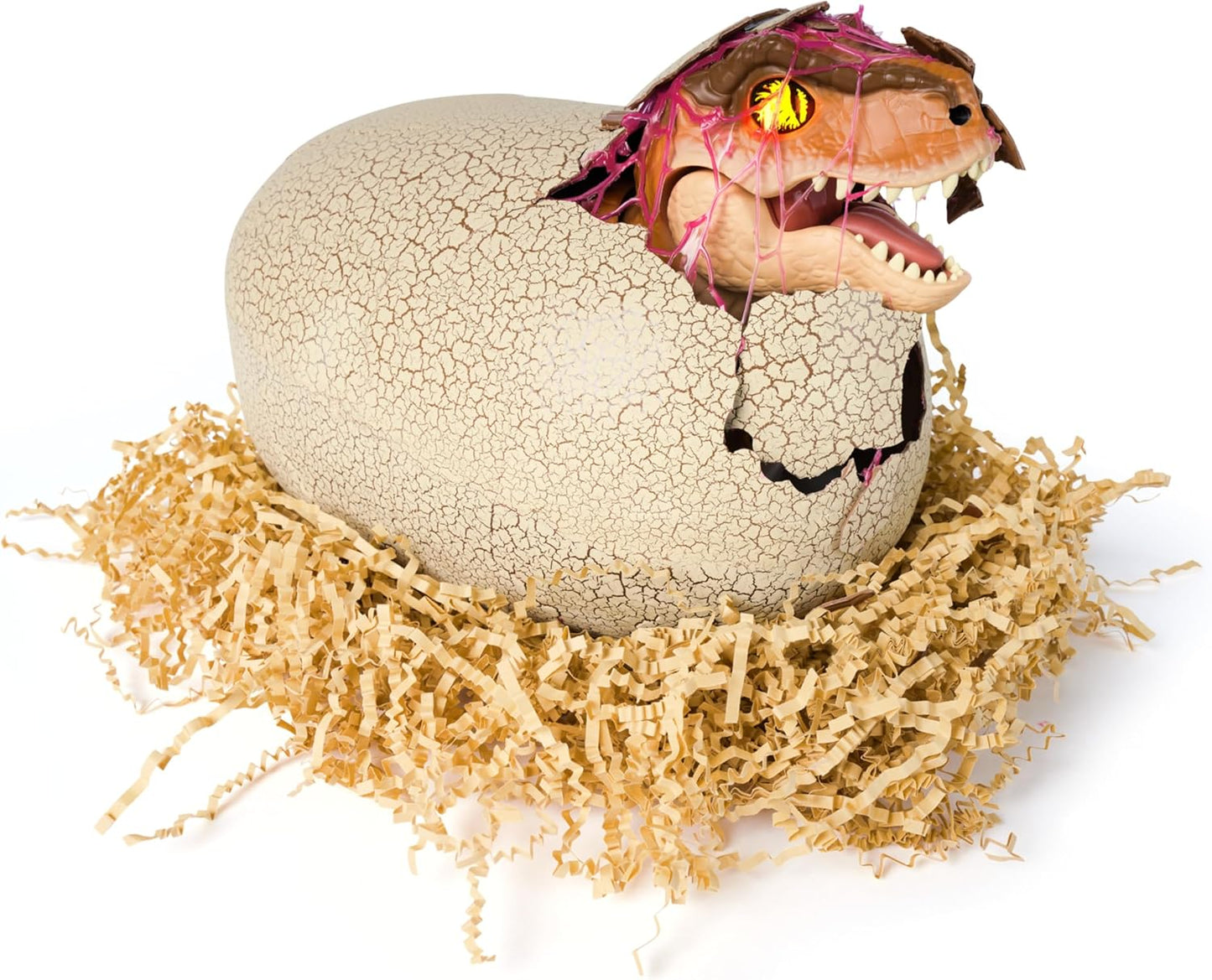 Jurassic World Primal Hatch Interactive Toy Dinosaur & Egg, Hatch & Train T-Rex