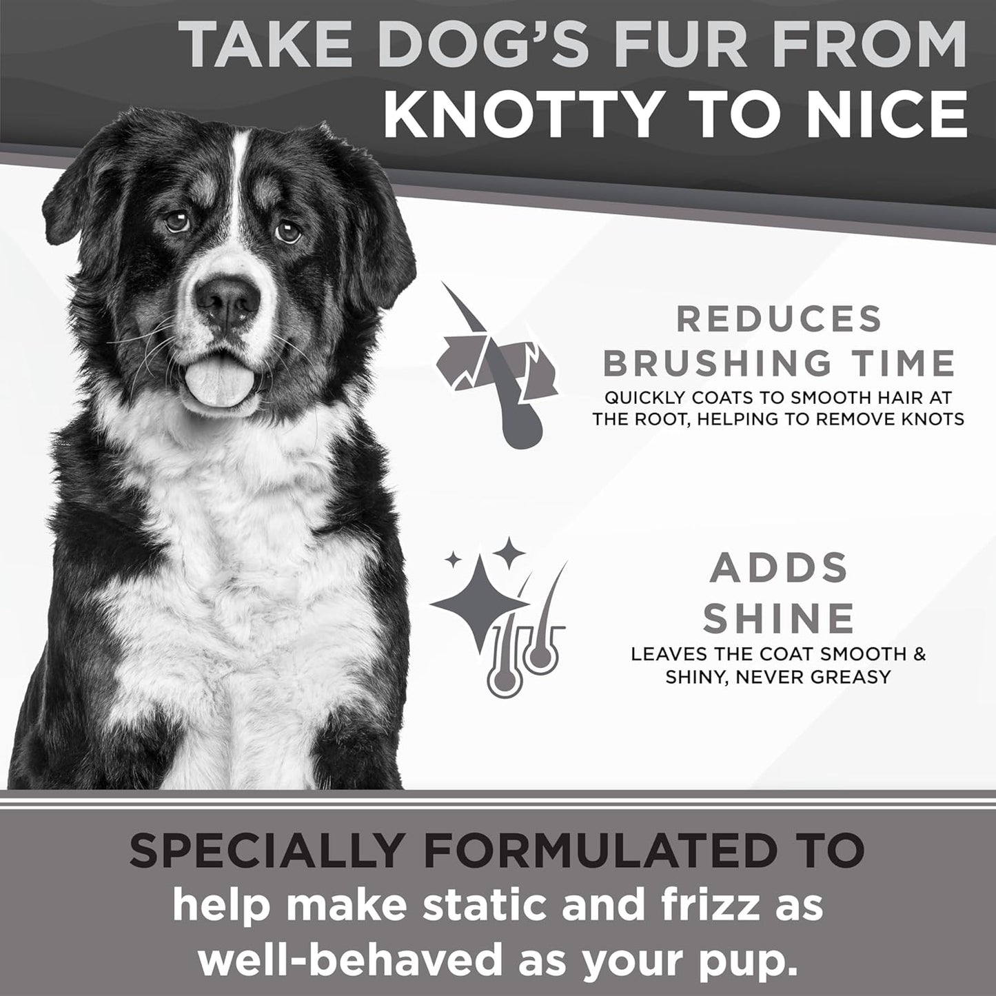 TropiClean Perfect Fur Tangle Remover Spray for Dogs