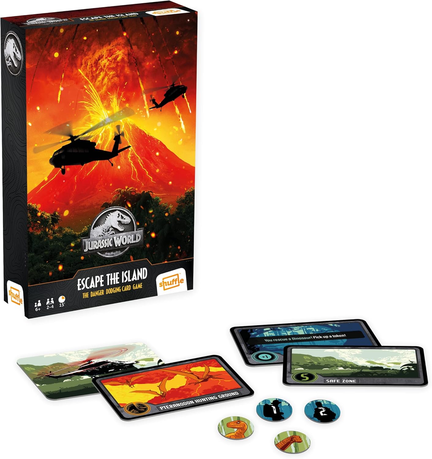 Shuffle Games - Jurassic World Escape The Island Card Game