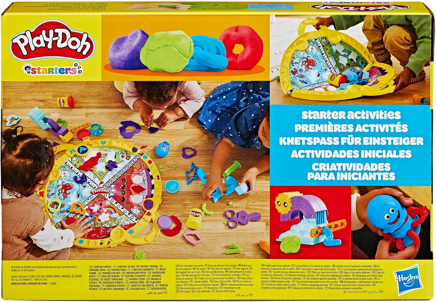 Play-Doh Fold 'n Go Playmat Starter Playset | Portable Arts & Crafts Kit
