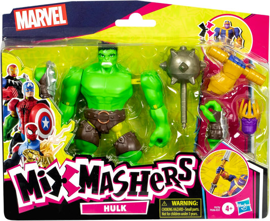 AVENGERS MixMashers Marvel Hulk Custom Mix-And-Match Deluxe Action Figure & Accessories