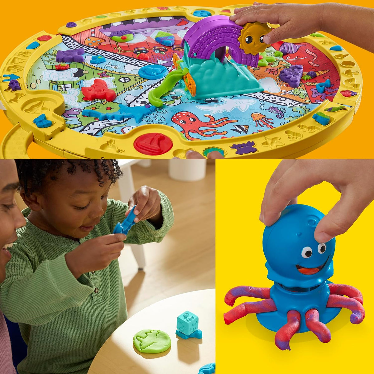Play-Doh Fold 'n Go Playmat Starter Playset | Portable Arts & Crafts Kit