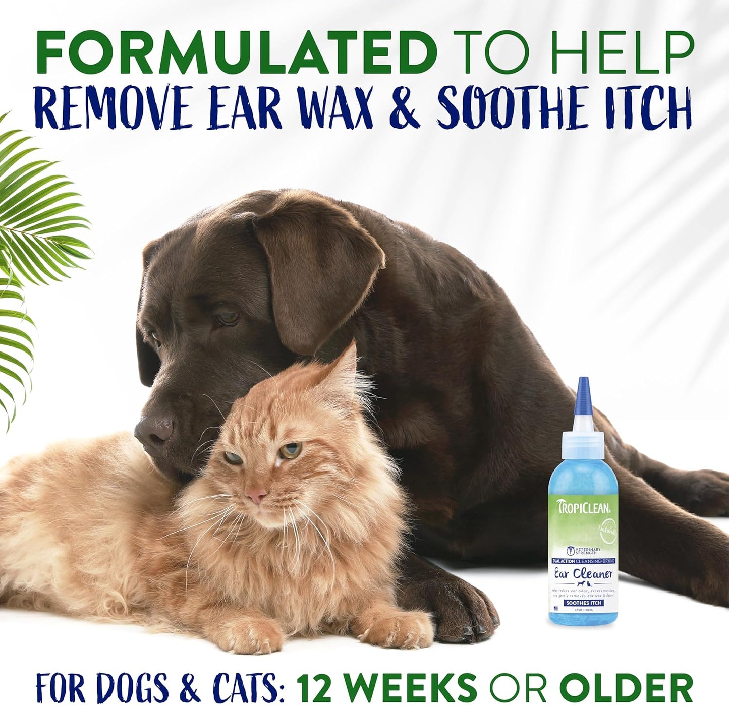 TropiClean Dual Action Ear Cleaner 118ml