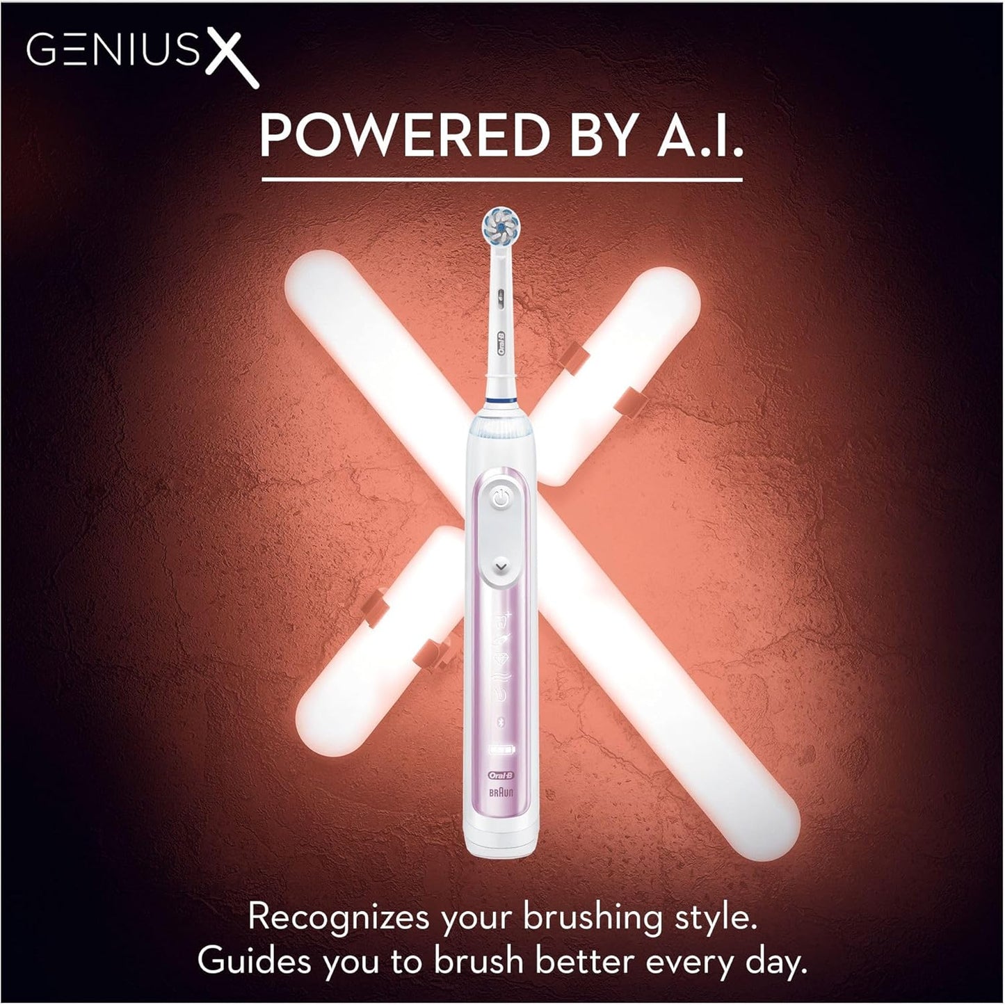 Oral-B Genius X 20000 Electric Toothbrush Blush Pink