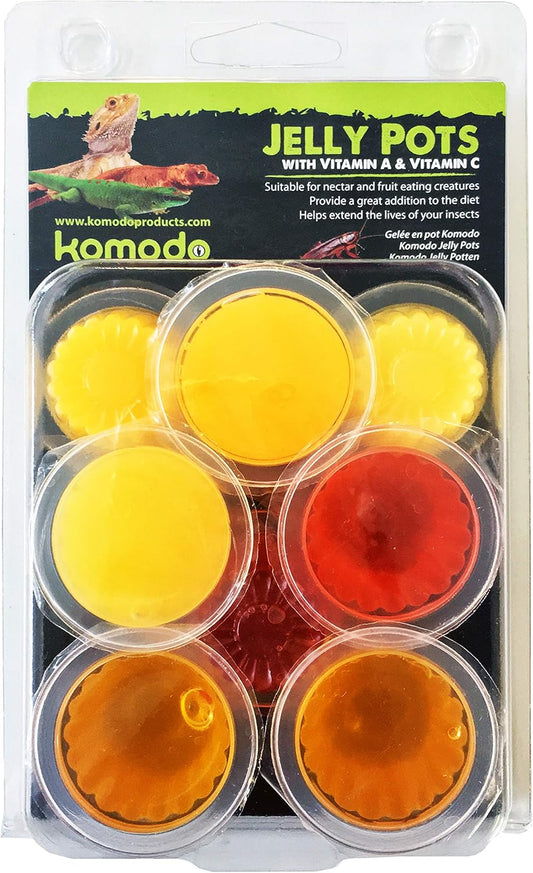 Komodo Fruit Flavours Jelly Pots 8pc - Edward Leonard Conroy Ltd