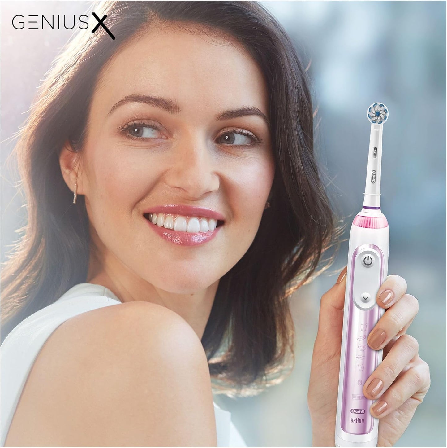 Oral-B Genius X 20000 Electric Toothbrush Blush Pink
