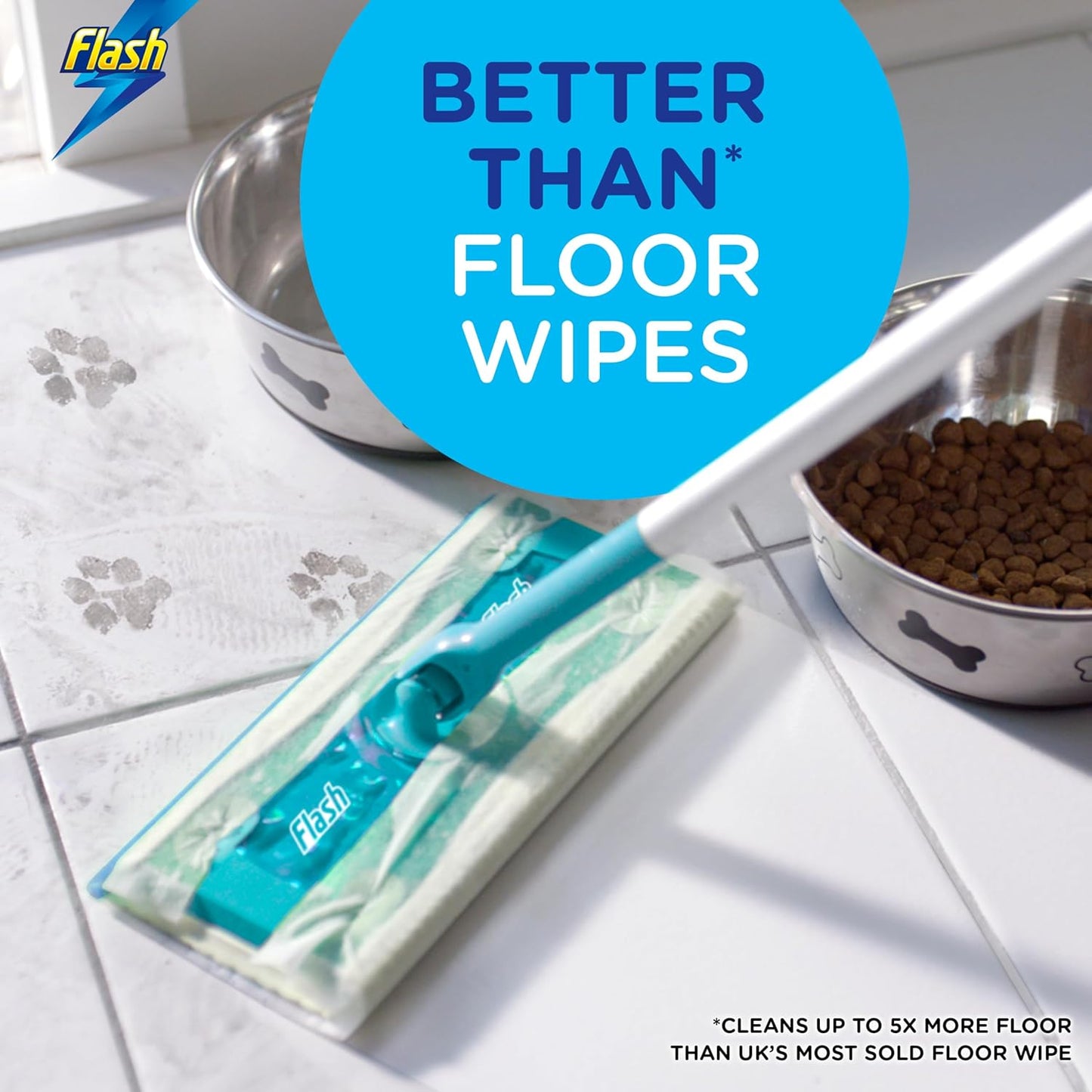Flash Speedmop Starter Kit (1 Mop, 16 Dry & 8 Wet Refills) | Floor Cleaner