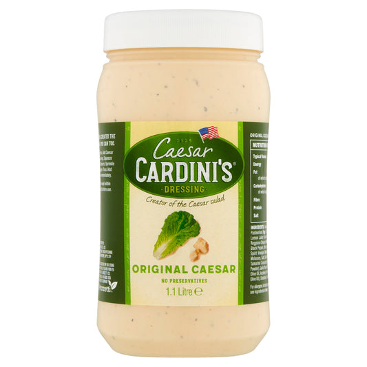 Cardini Original Caesar Salad Dressing 1.1L | Creamy Authentic Caesar Dressing Single