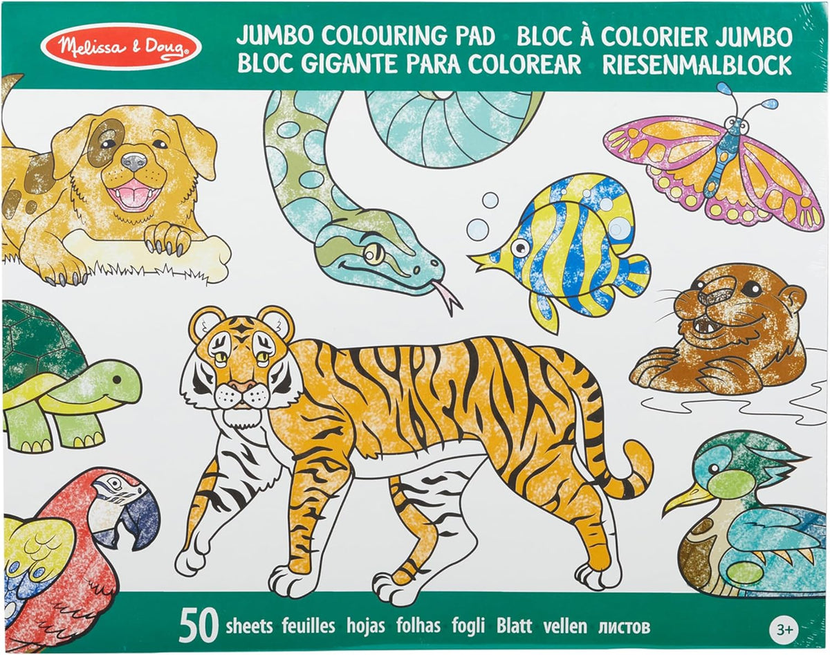 Melissa & Doug Jumbo Colouring Pad Animals