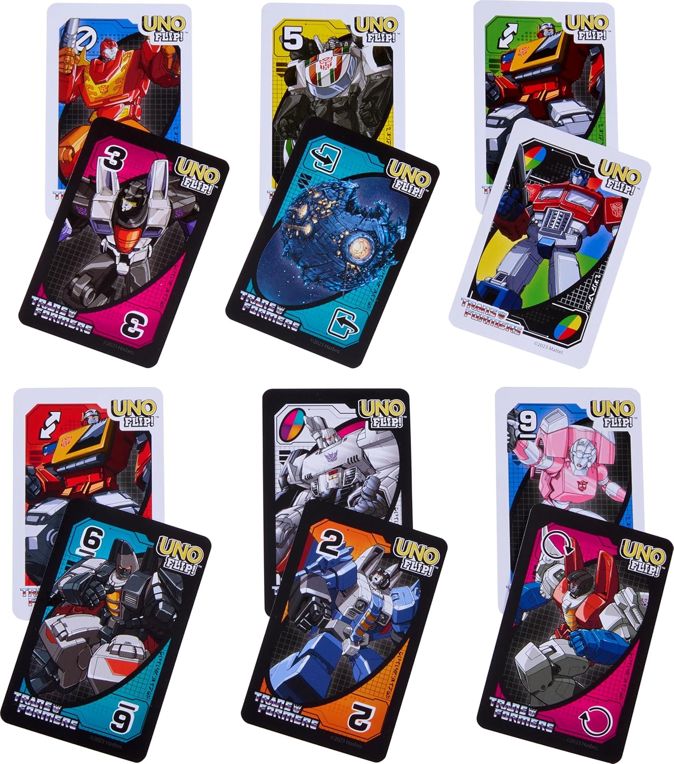 Uno Flip Transformers Card Game