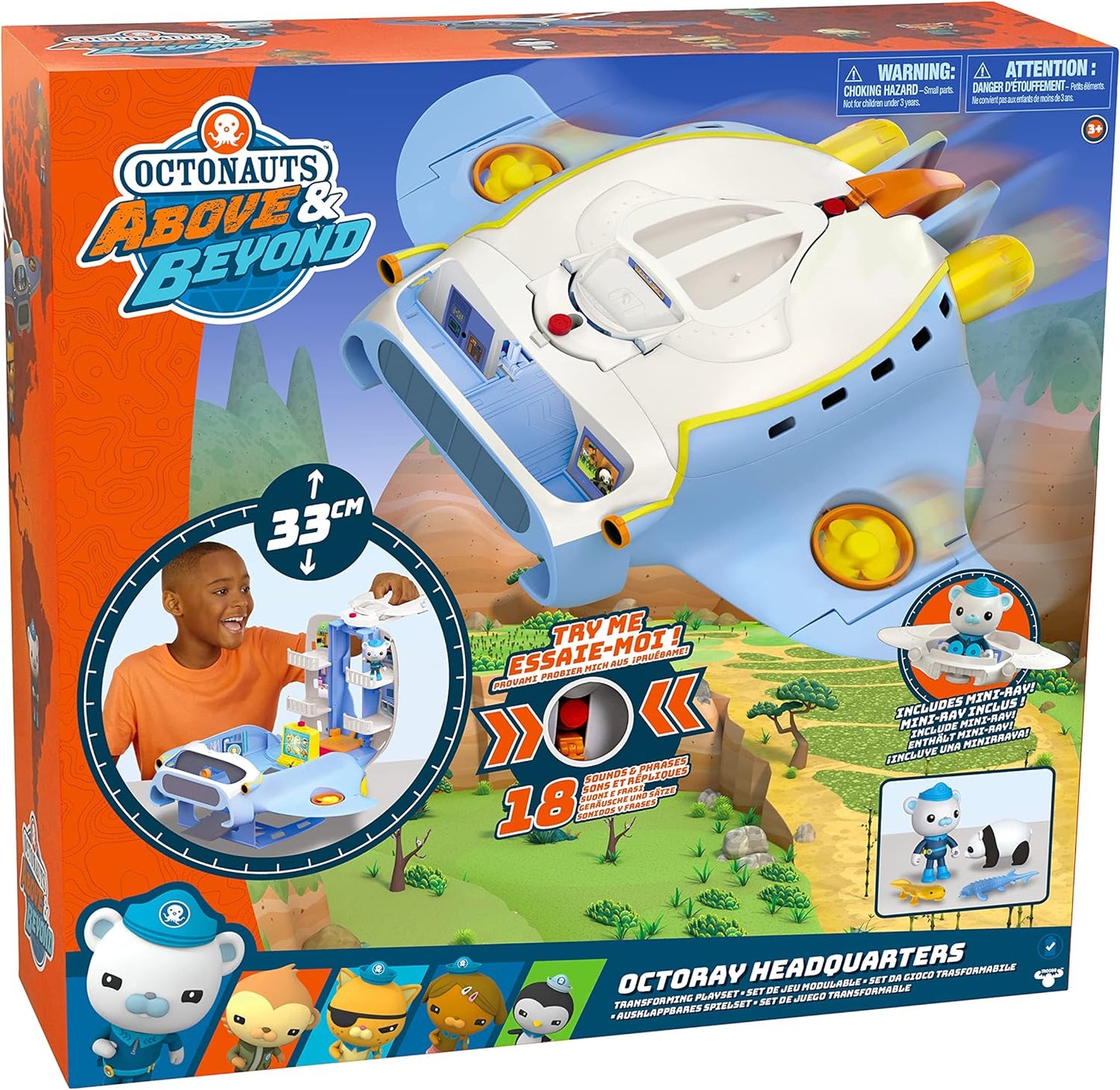 Octonauts Above & Beyond Octoray Transforming Playset