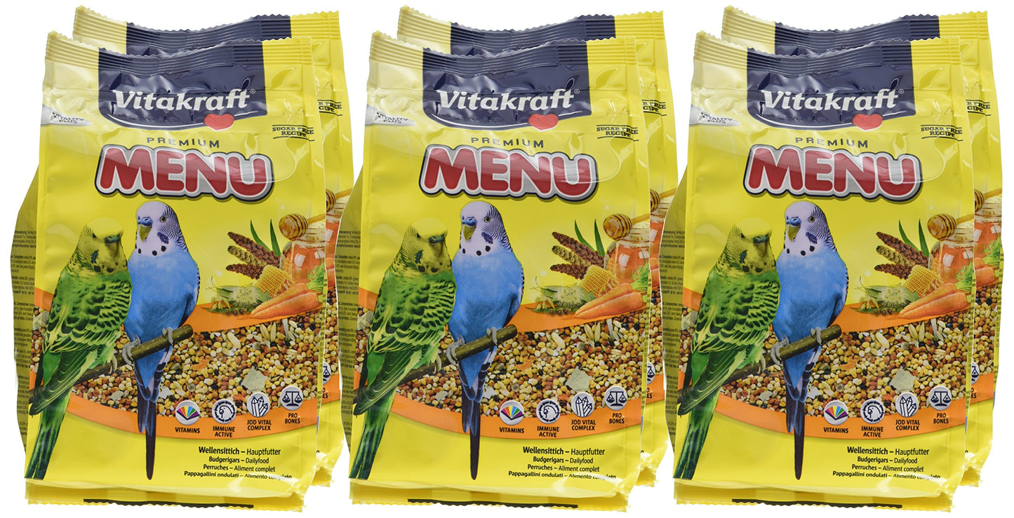 Vitakraft Budgie Menu 500g - Pack of 6