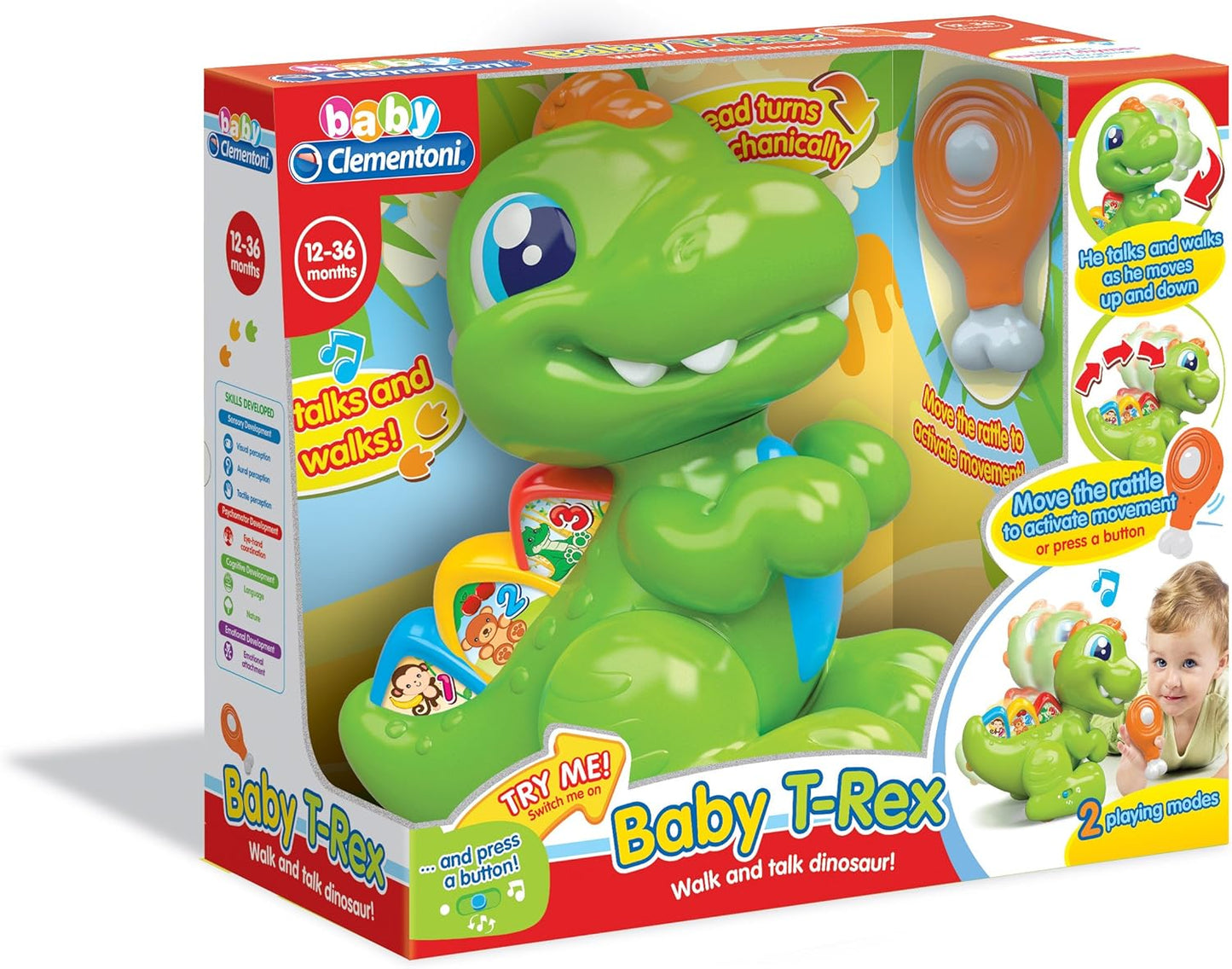 Clementoni Baby T-Rex Toy