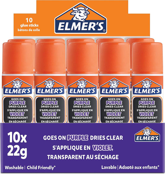 Elmer's Re-Stick Glue Sticks 10 x 22g - Edward Leonard Conroy Ltd