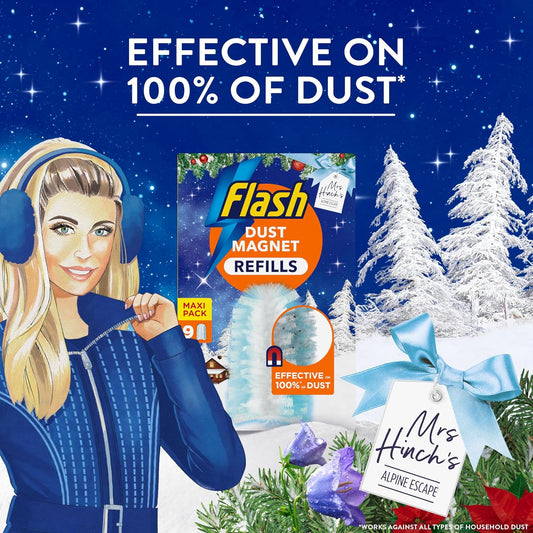 Flash Dust Magnet Refills Alpine Escape 9 Pack | Scented Duster Refills