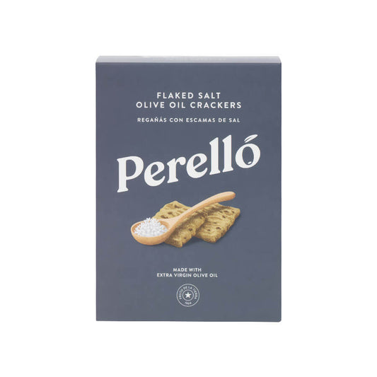 Perelló Flaked Salt Olive Oil Reganas Crackers 150g