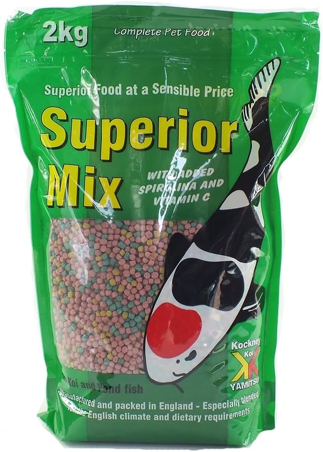 Kockney Koi Superior Mix Fish Food 8mm 2kg Bag